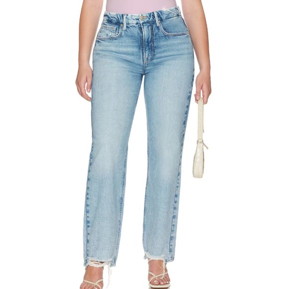 - NEW Good American Good 90's Straight BX1 - Picture 3 of 13